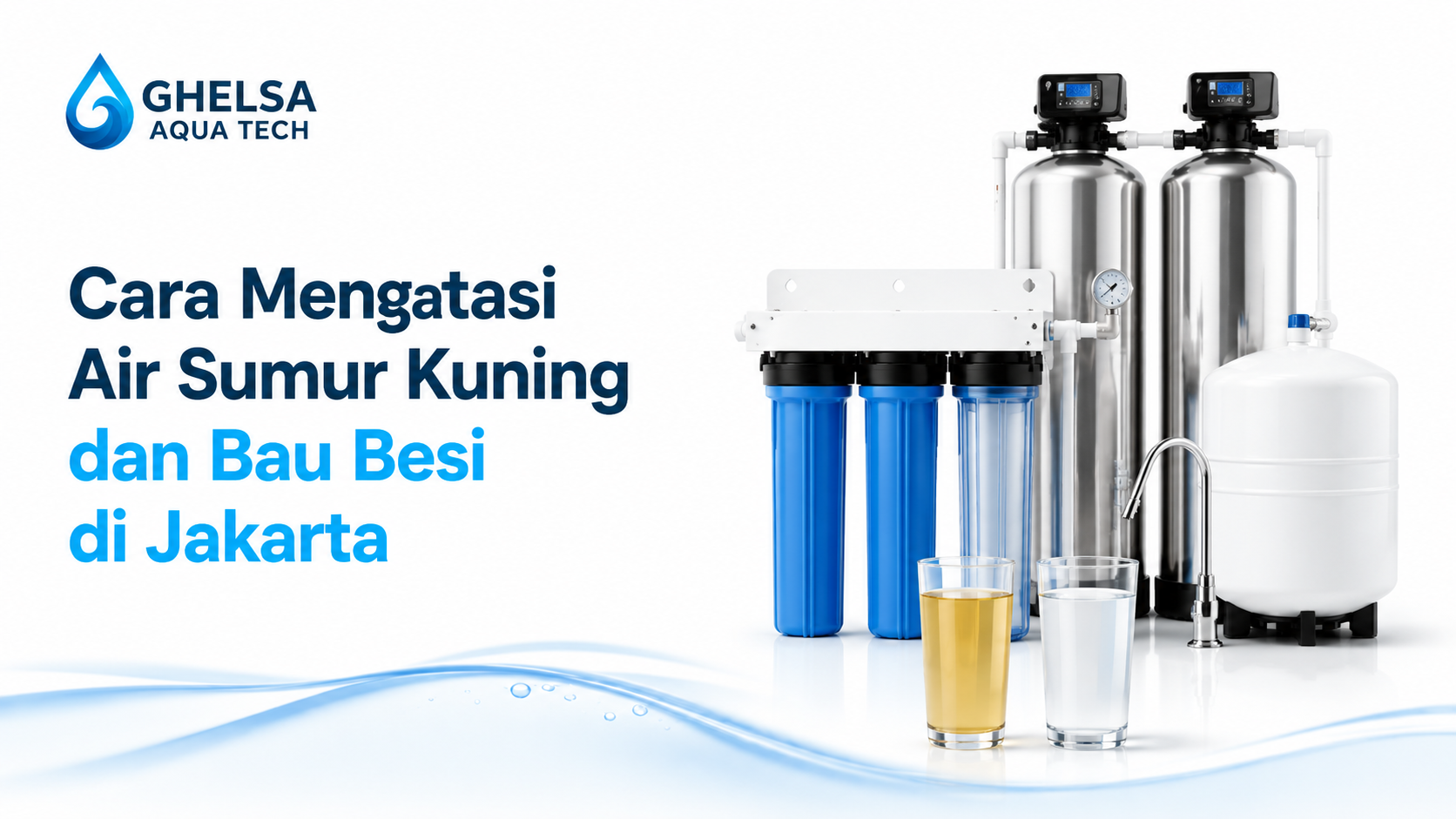 Cara Mengatasi Air Sumur Kuning dan Bau Besi di Jakarta